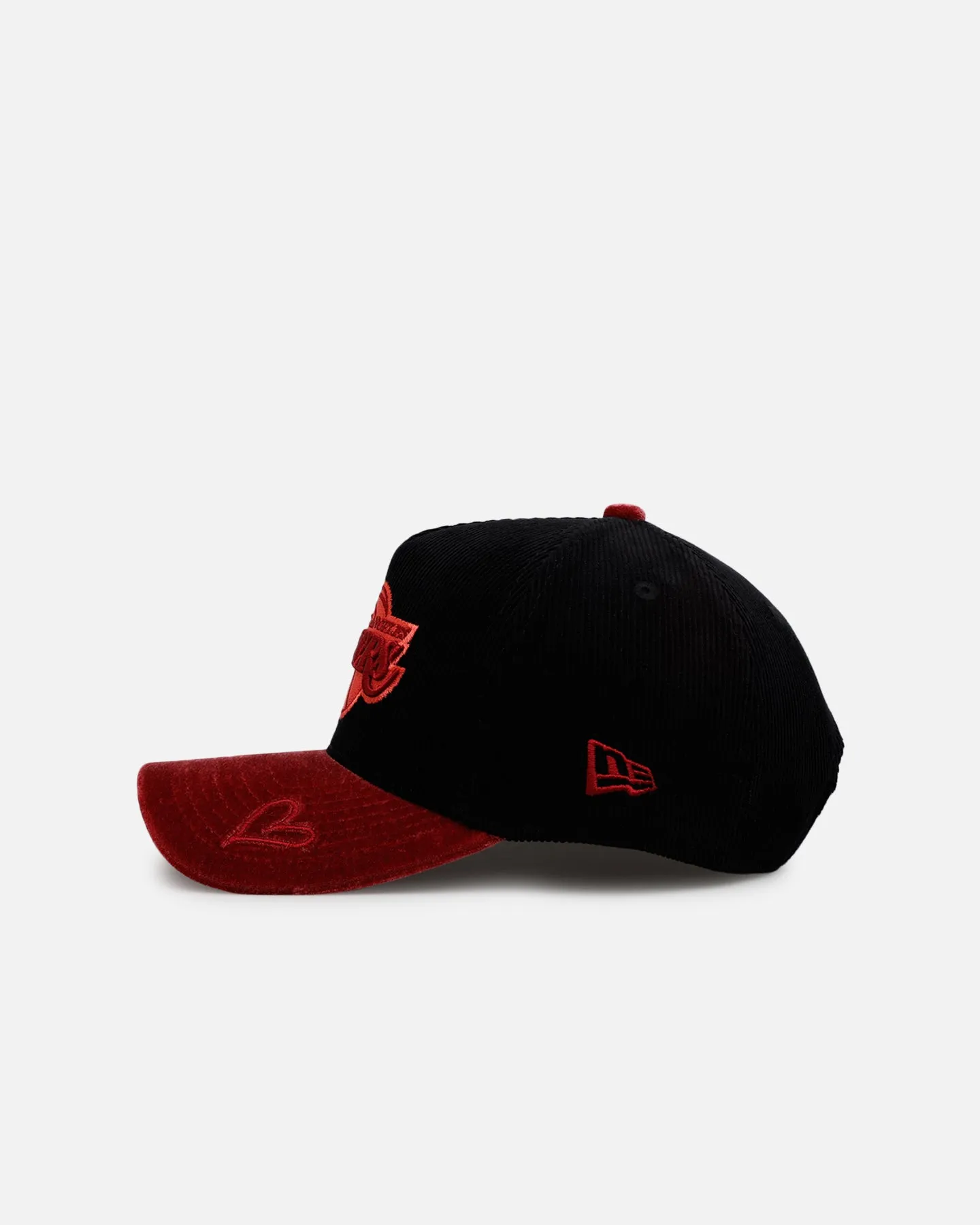New Era Los Angeles Lakers 'Velvet Cord Certified Lover' 9FORTY A-Frame Premium Corduroy Snapback Black
