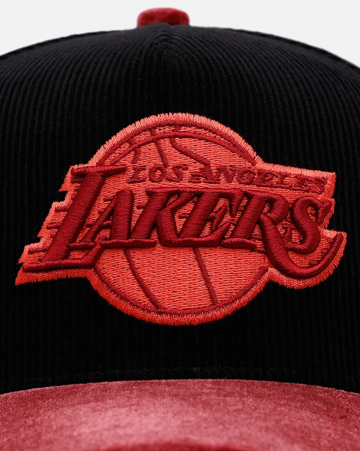 New Era Los Angeles Lakers 'Velvet Cord Certified Lover' 9FORTY A-Frame Premium Corduroy Snapback Black
