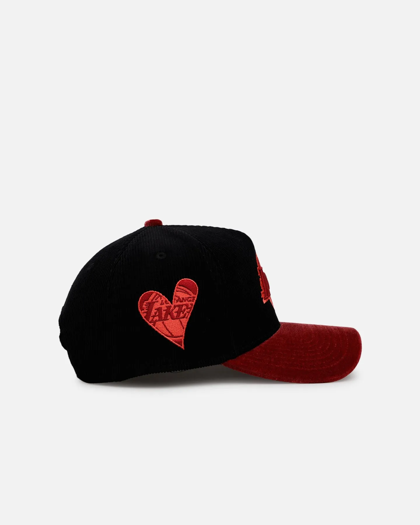 New Era Los Angeles Lakers 'Velvet Cord Certified Lover' 9FORTY A-Frame Premium Corduroy Snapback Black