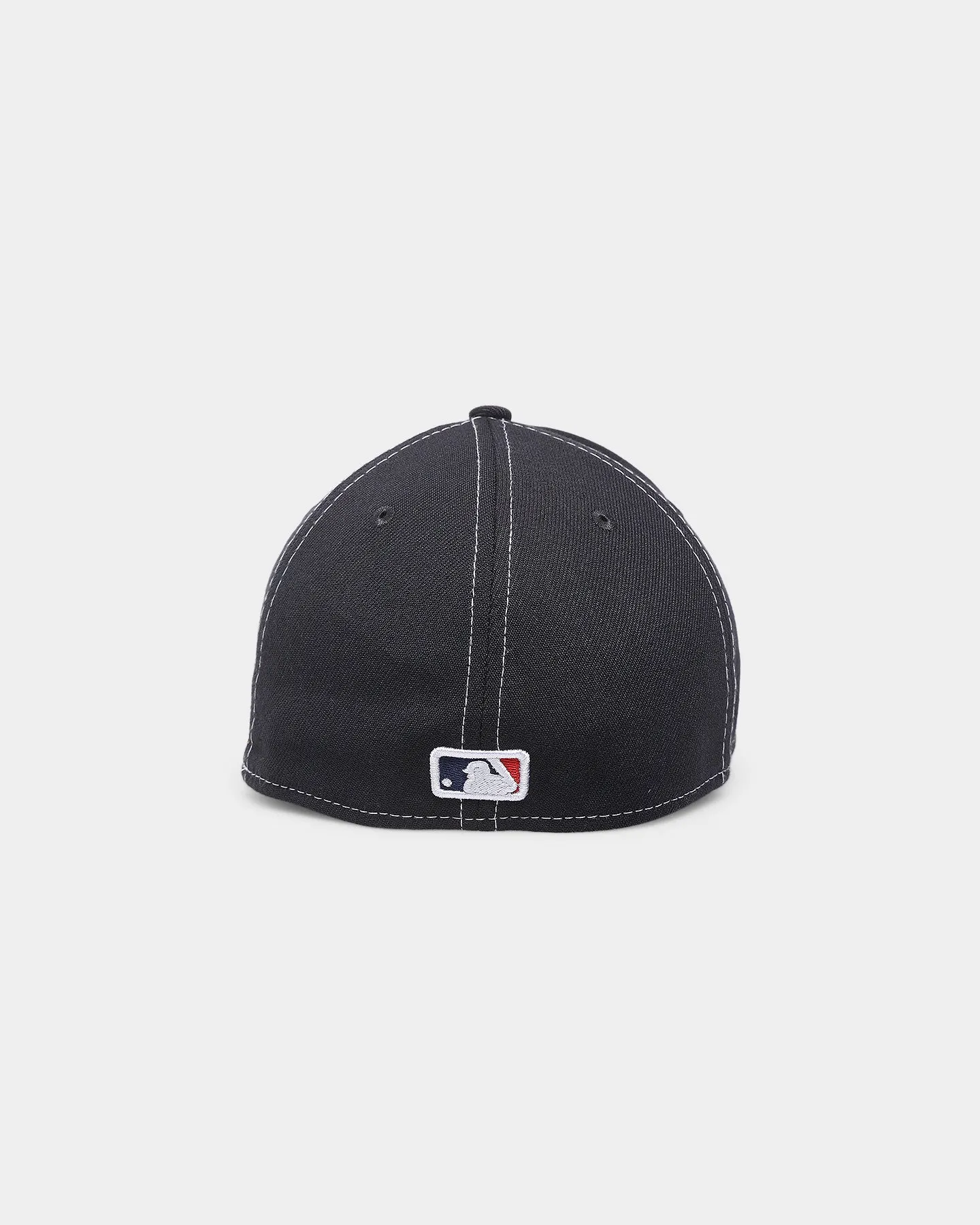 New Era New York Yankees 'Contrast Stitch' 39THIRTY Stretch Fit Navy