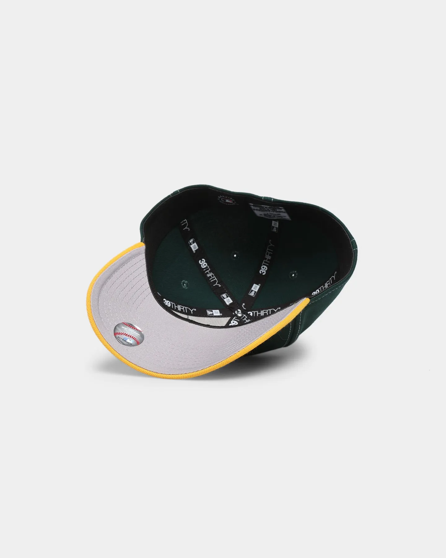 New Era Oakland Athletics 'Contrast Stitch' 39THIRTY Stretch Fit Dark Green