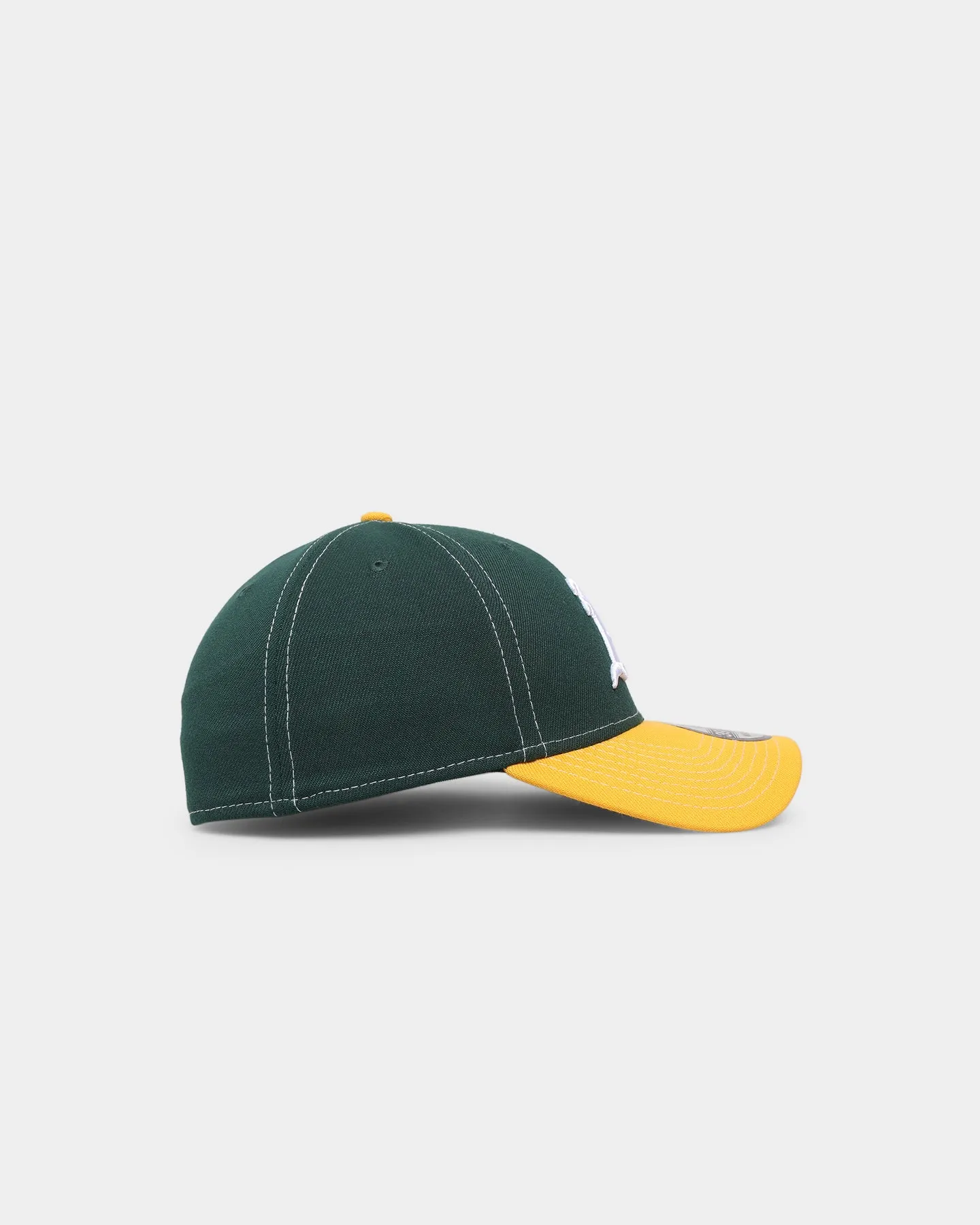 New Era Oakland Athletics 'Contrast Stitch' 39THIRTY Stretch Fit Dark Green