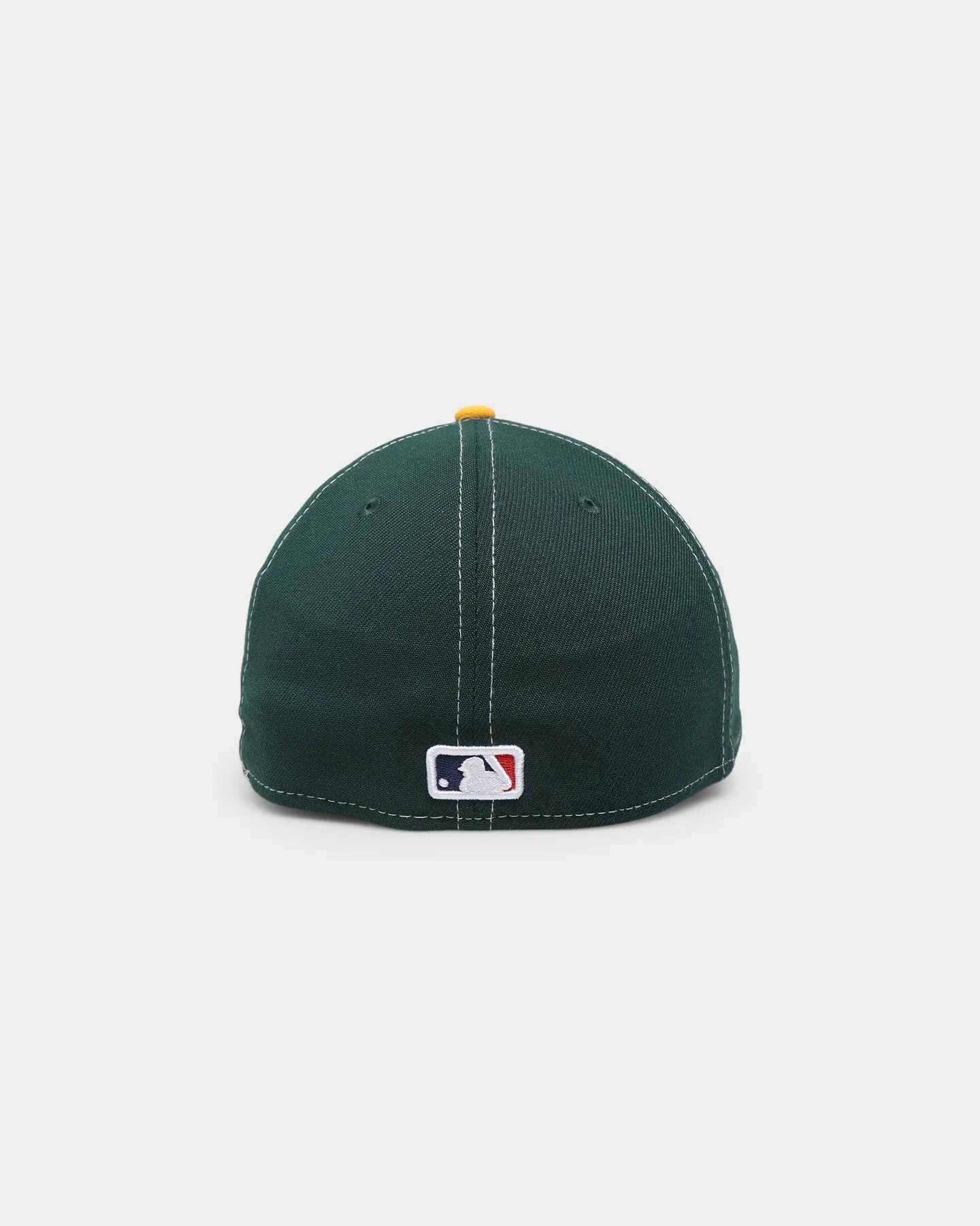 New Era Oakland Athletics 'Contrast Stitch' 39THIRTY Stretch Fit Dark Green