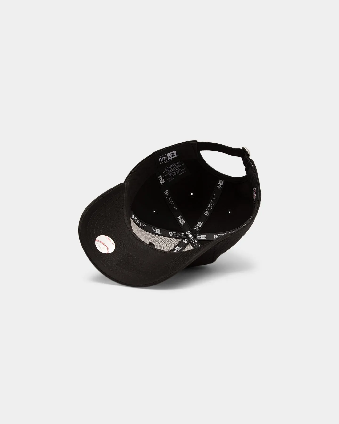 New Era Women's Dodgers 9FORTY Strapback Black/White