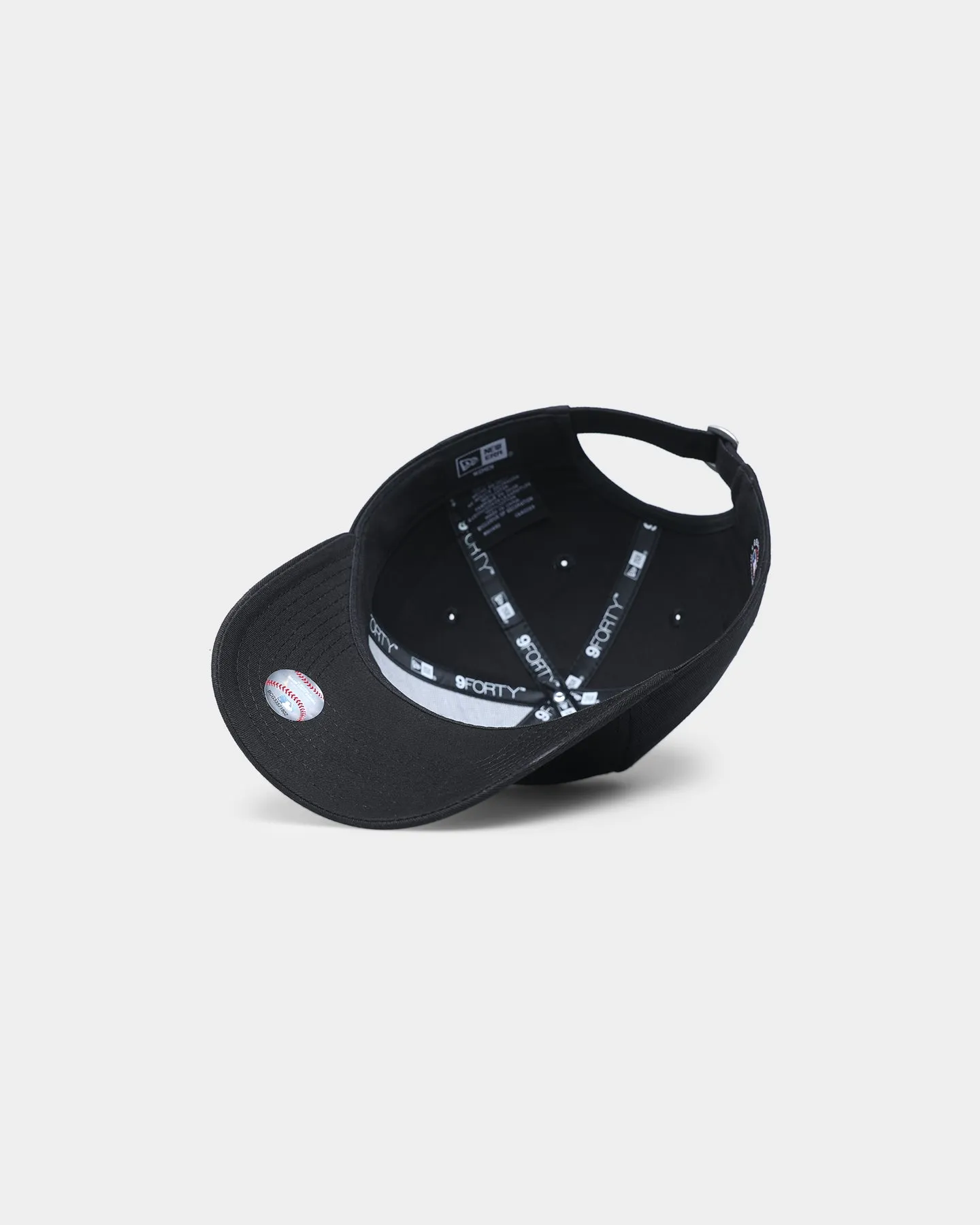 New Era Womens LA Dodgers 9FORTY Strapback Black/Black