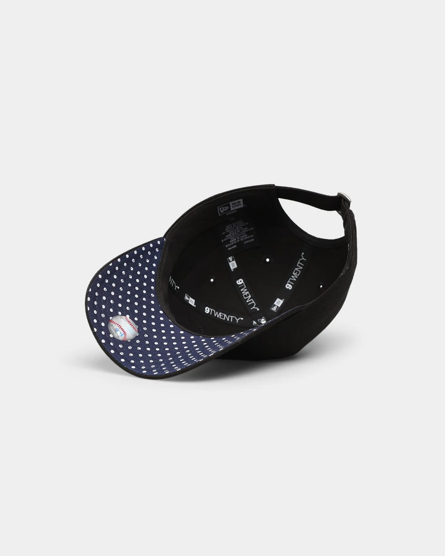New Era Women's New York Yankees 'Polka Dot' 9TWENTY Strapback Black/White/Navy