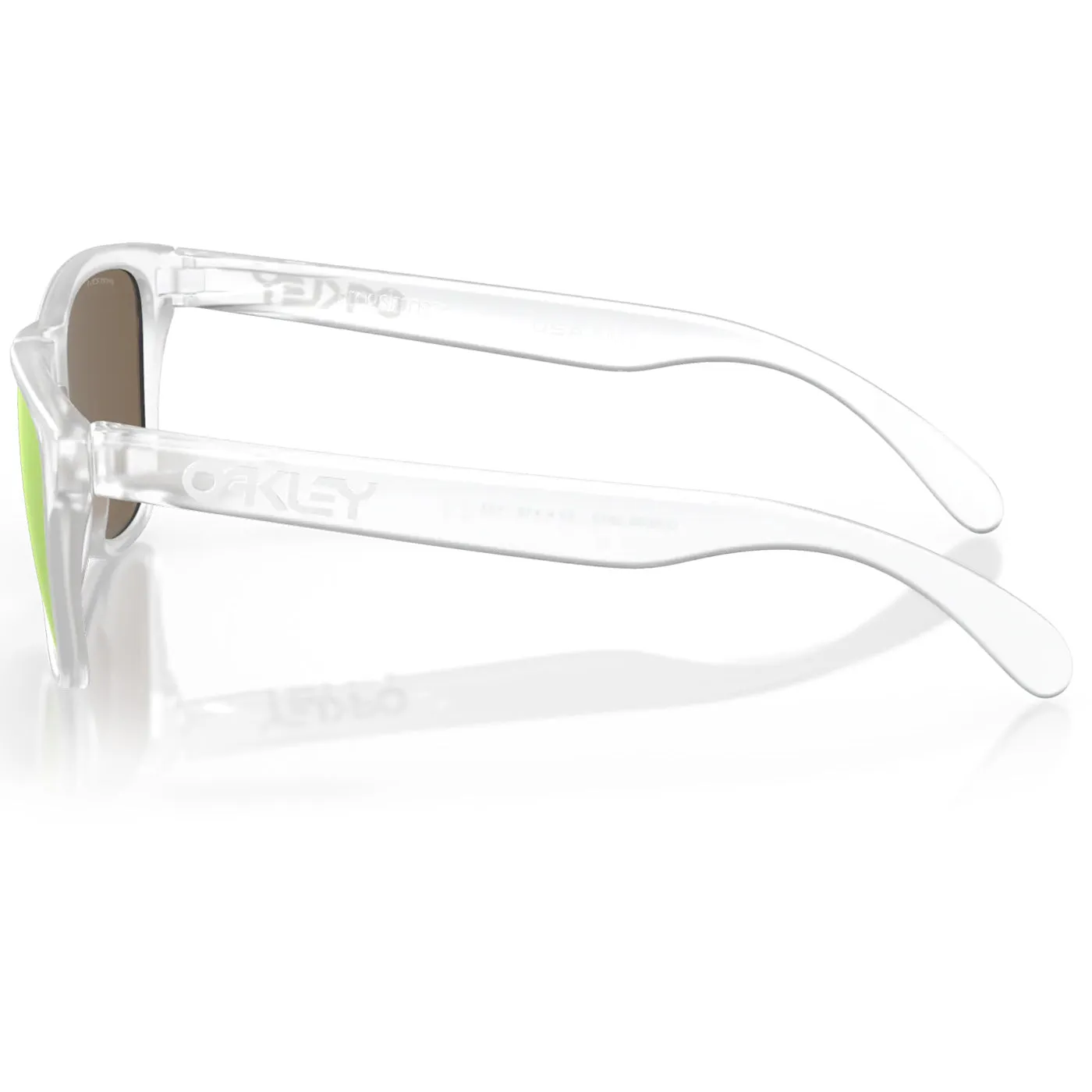 Oakley Frogskins XS sunglasses - Matte Clear Prizm Rose Gold