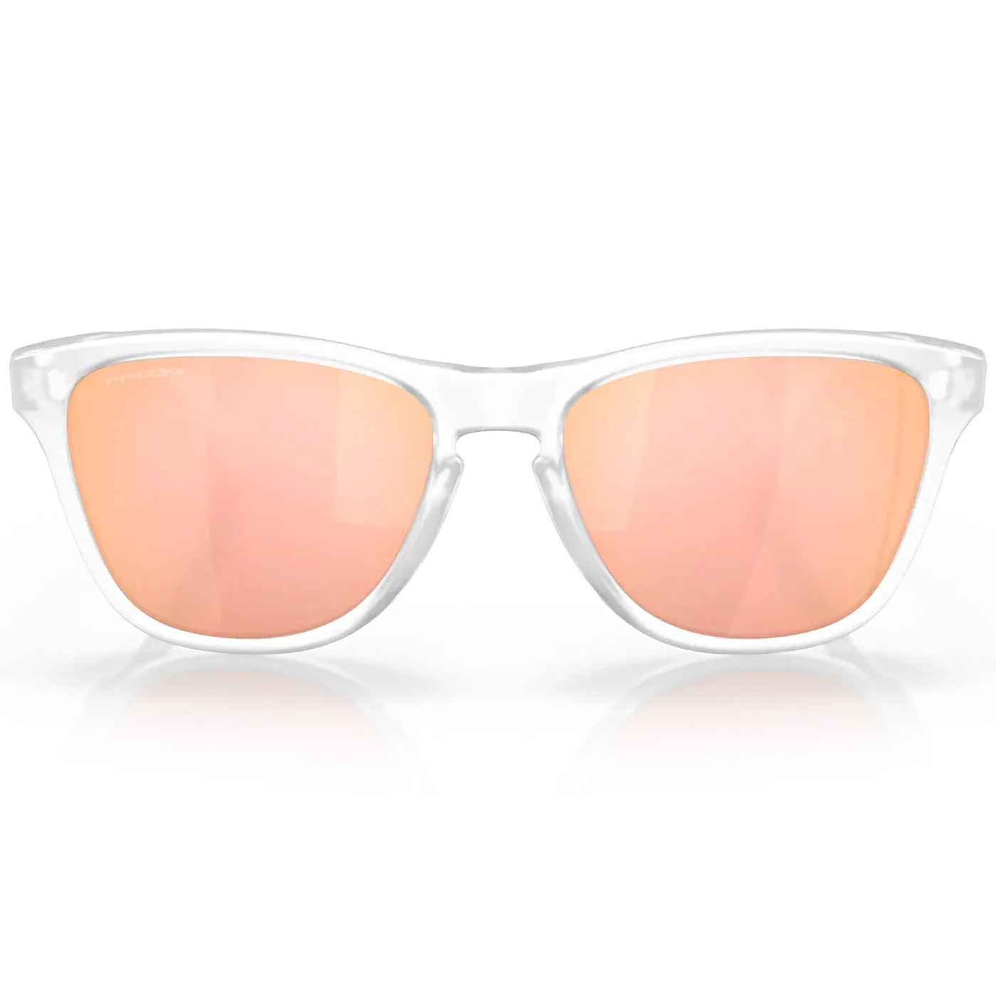 Oakley Frogskins XS sunglasses - Matte Clear Prizm Rose Gold