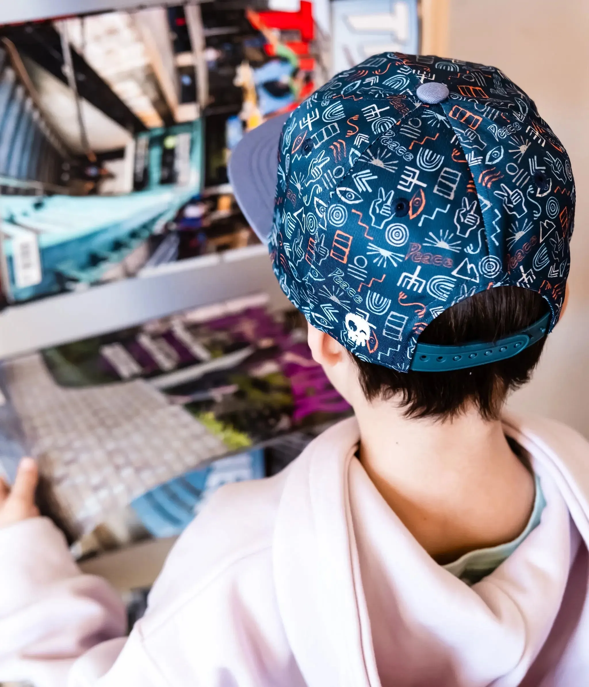 Peace Out Snapback Hat | Headster