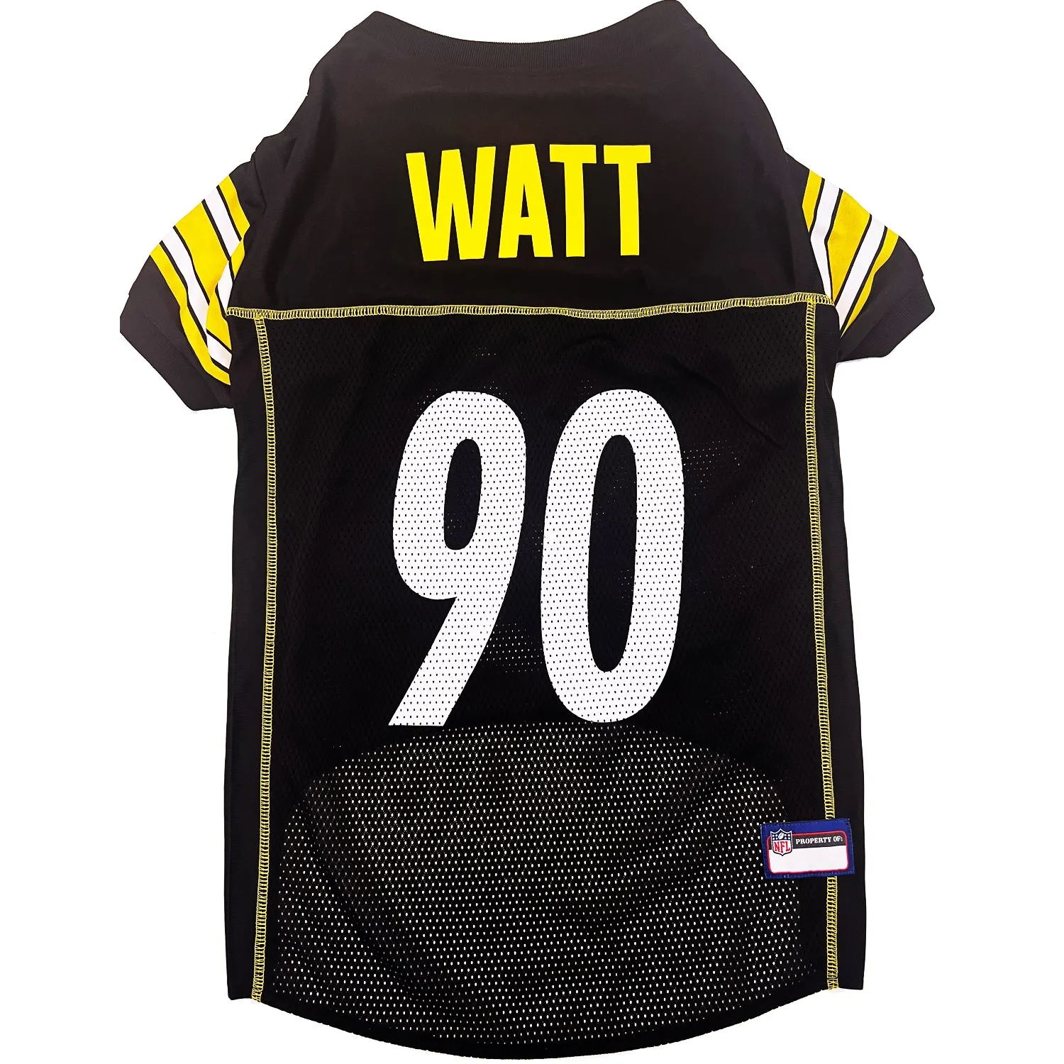 Pets First NFL Dogs & Cats Pittsburgh Steelers TJ Warr #90 Jersey