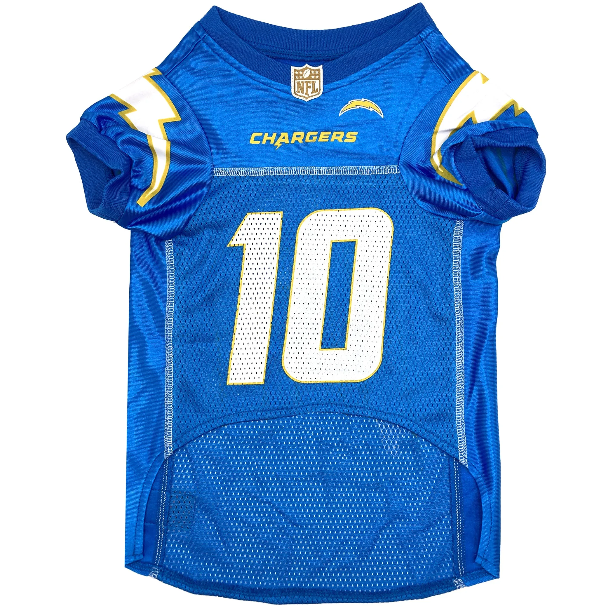 Pets First NFL Los Angeles Chargers Justin Herbert Team Player Dog Jersey