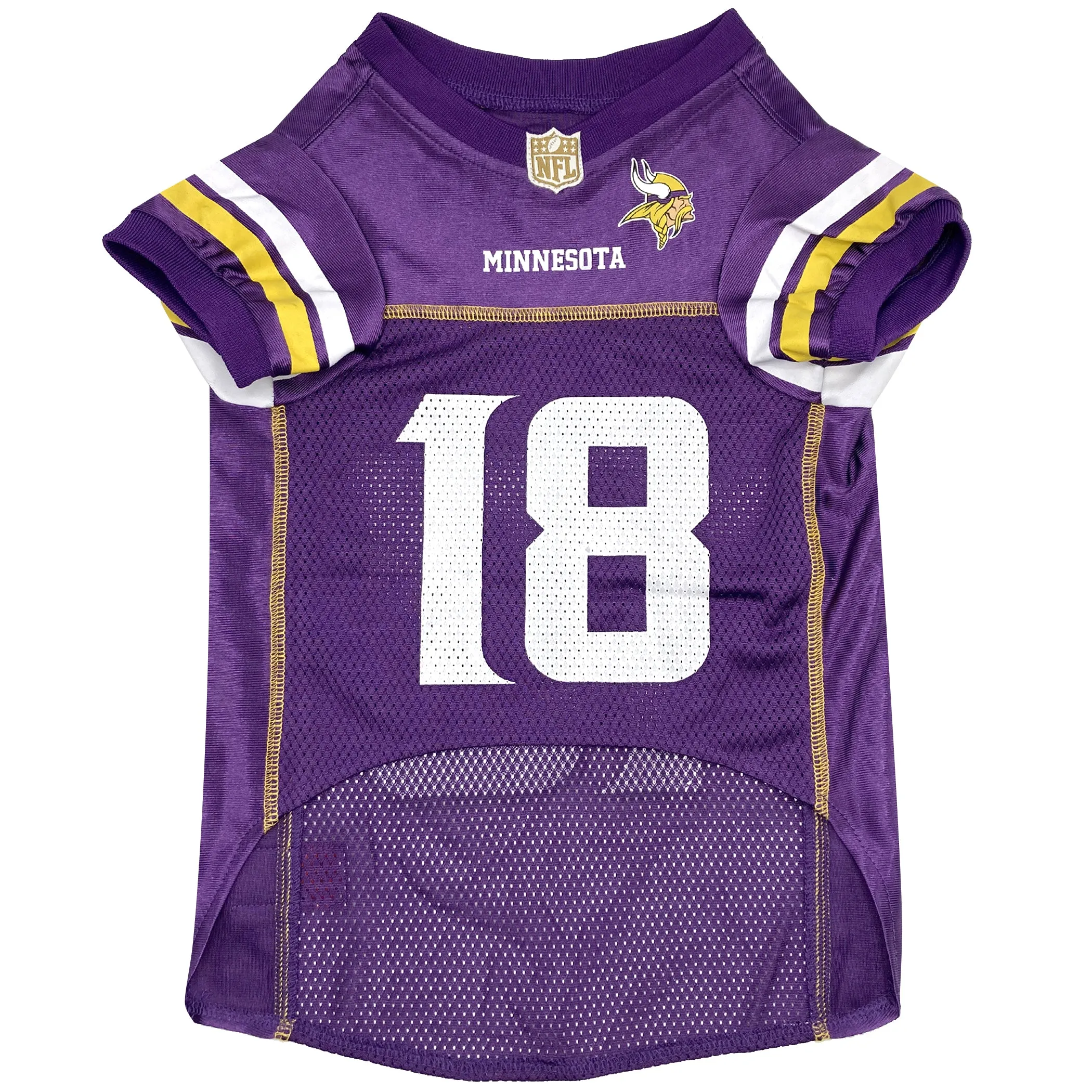 Pets First NFL Minnesota Vikings Justin Jefferson Team Player Dog Jersey