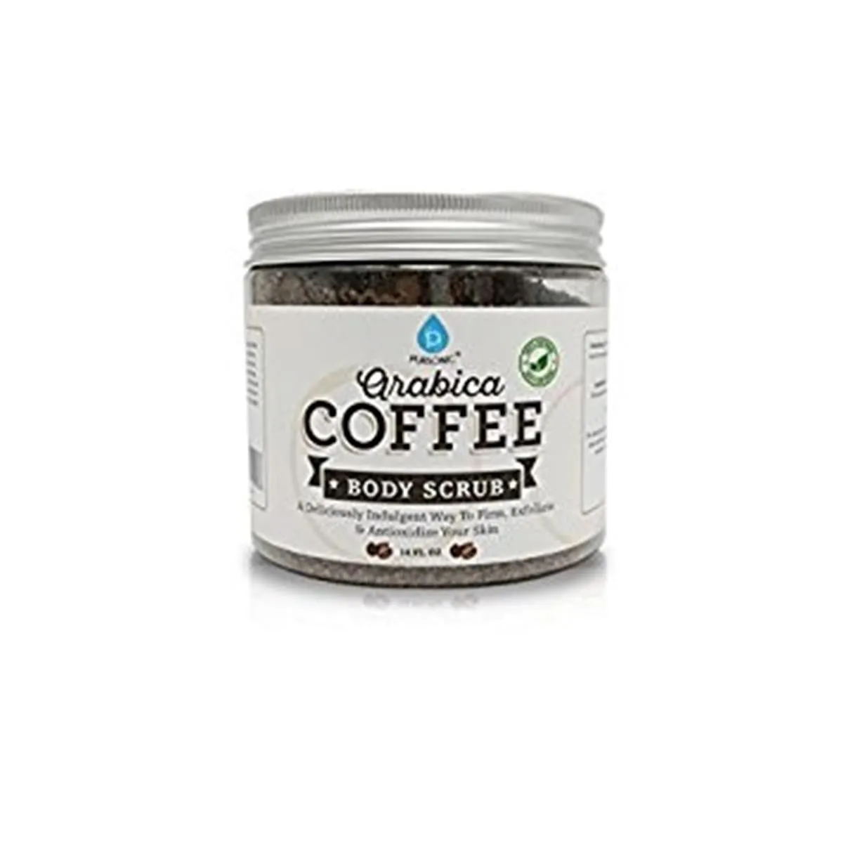 Pursonic ACS14 14 oz Aribica Coffee Body Scrub Gently Removes