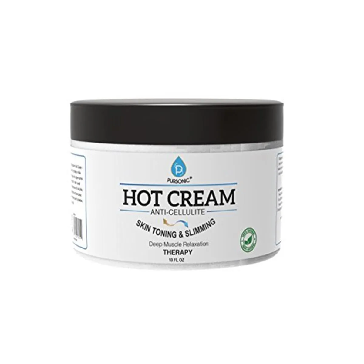 Pursonic CCMRC10 10 fl oz Anti Cellulite & Muscle Relaxation Hot Cream