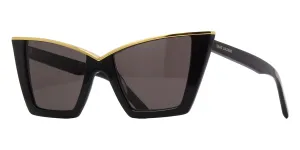 Saint Laurent Sun SL 570 001 - As Seen On Chrishell Stause & Sara Sampaio