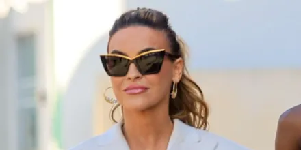 Saint Laurent Sun SL 570 001 - As Seen On Chrishell Stause & Sara Sampaio