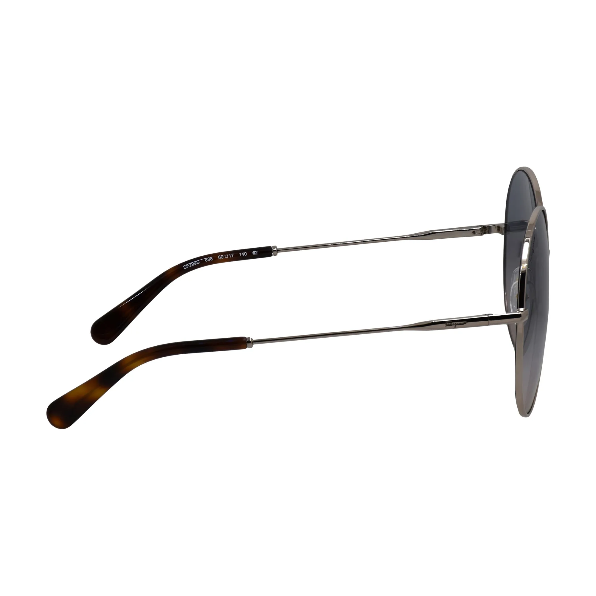 Salvatore Ferragamo  SF 299S 688 60mm Womens Round Sunglasses