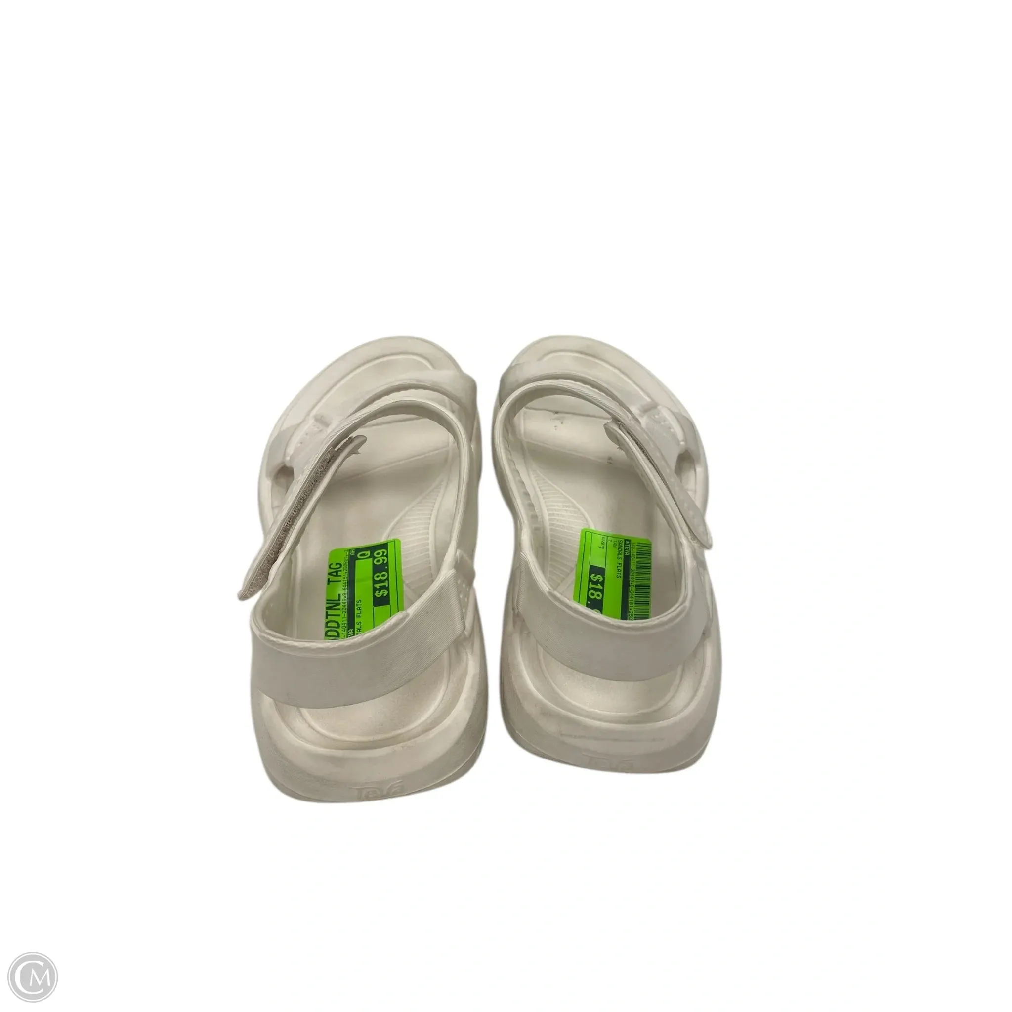 Sandals Flats By Teva In Tan, Size: 7