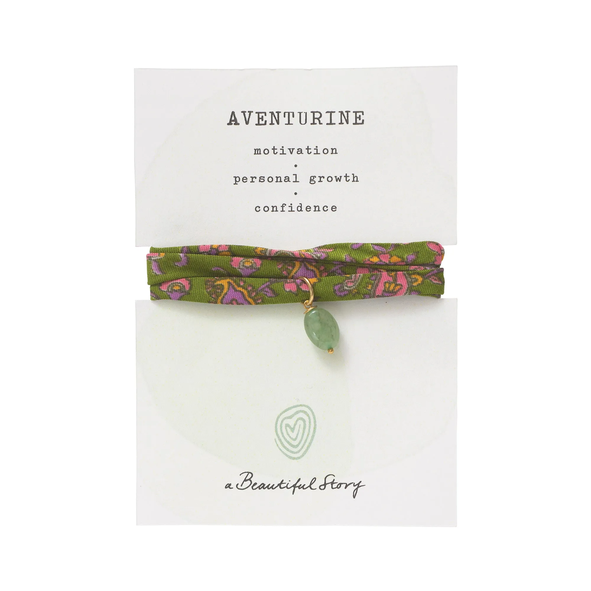 Sari Wrap Bracelet Aventurine