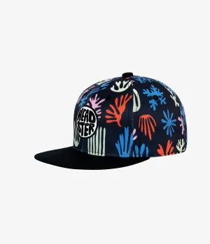 Seawall Snapback Hat - Black | Headster