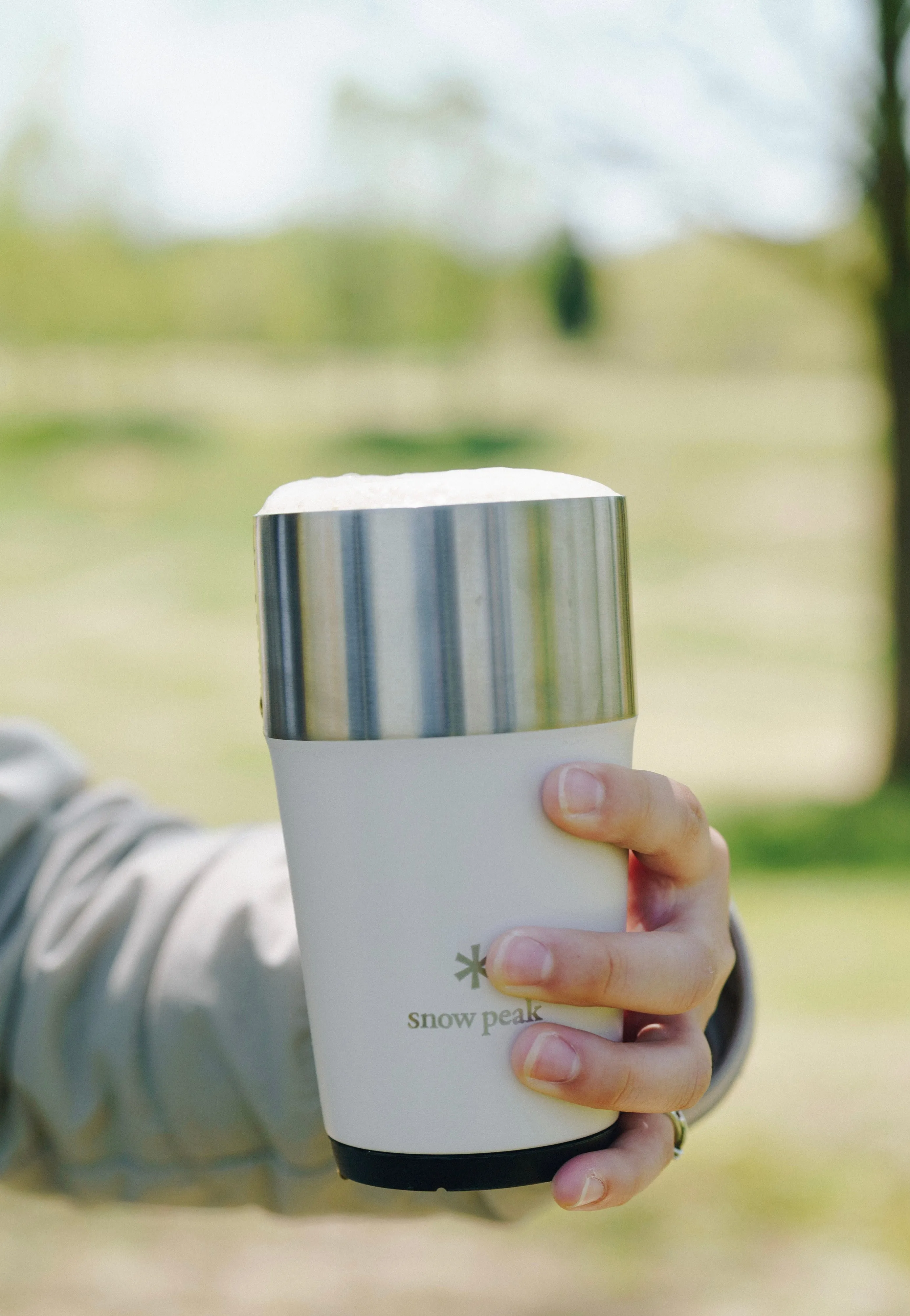 Snow Peak - Vacuum Beer Stainless Silver - Tumbler