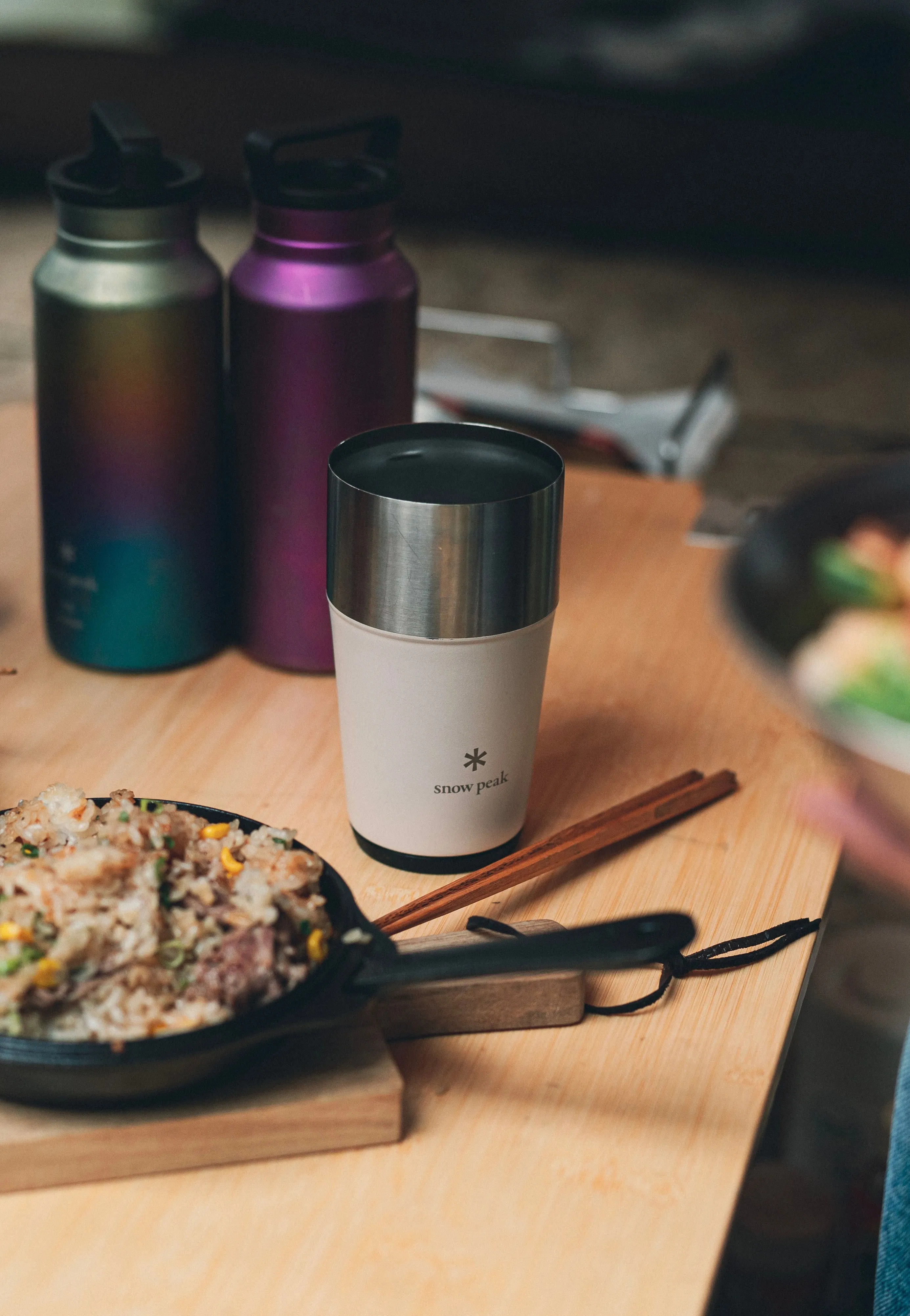 Snow Peak - Vacuum Beer Stainless Silver - Tumbler