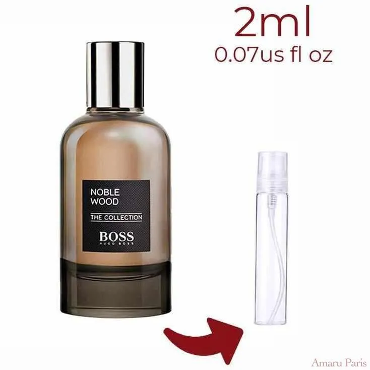 The Collection Noble Wood Hugo Boss for men Decant Fragrance Samples