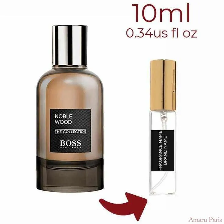 The Collection Noble Wood Hugo Boss for men Decant Fragrance Samples