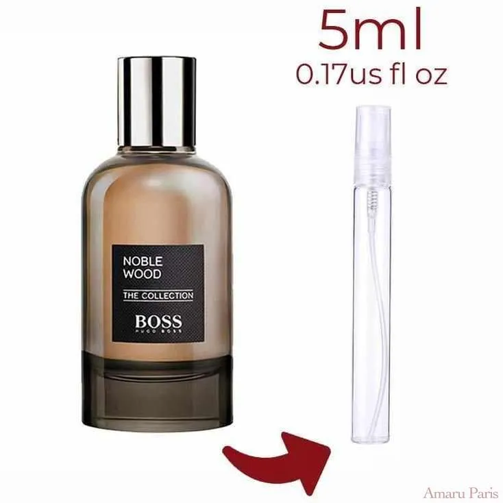 The Collection Noble Wood Hugo Boss for men Decant Fragrance Samples