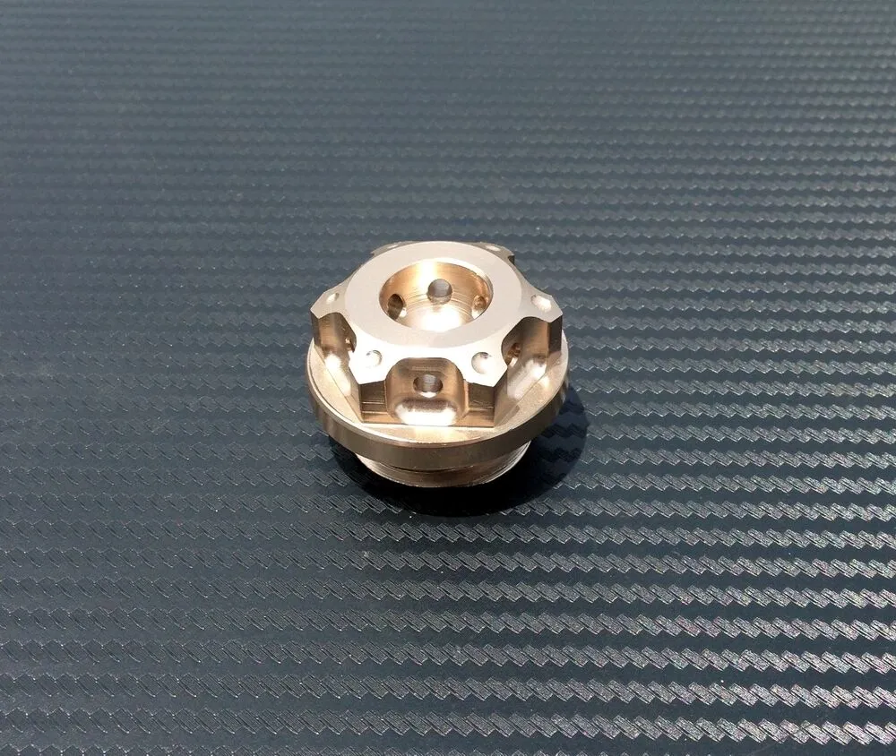 Ti Yamaha Oil Filler Cap / Plug - R1 R6 FZ1 FZ8 FZ6 XJ6S FZ6R FJR1300 MT01 XJR