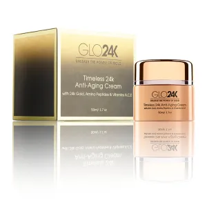 Timeless 24k Anti-Aging Cream with 24k Gold, Amino Peptides & Vitamins A, C, E  50ml/1.7 oz
