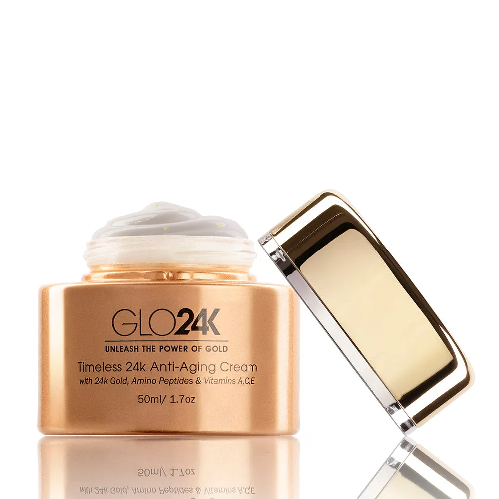 Timeless 24k Anti-Aging Cream with 24k Gold, Amino Peptides & Vitamins A, C, E  50ml/1.7 oz