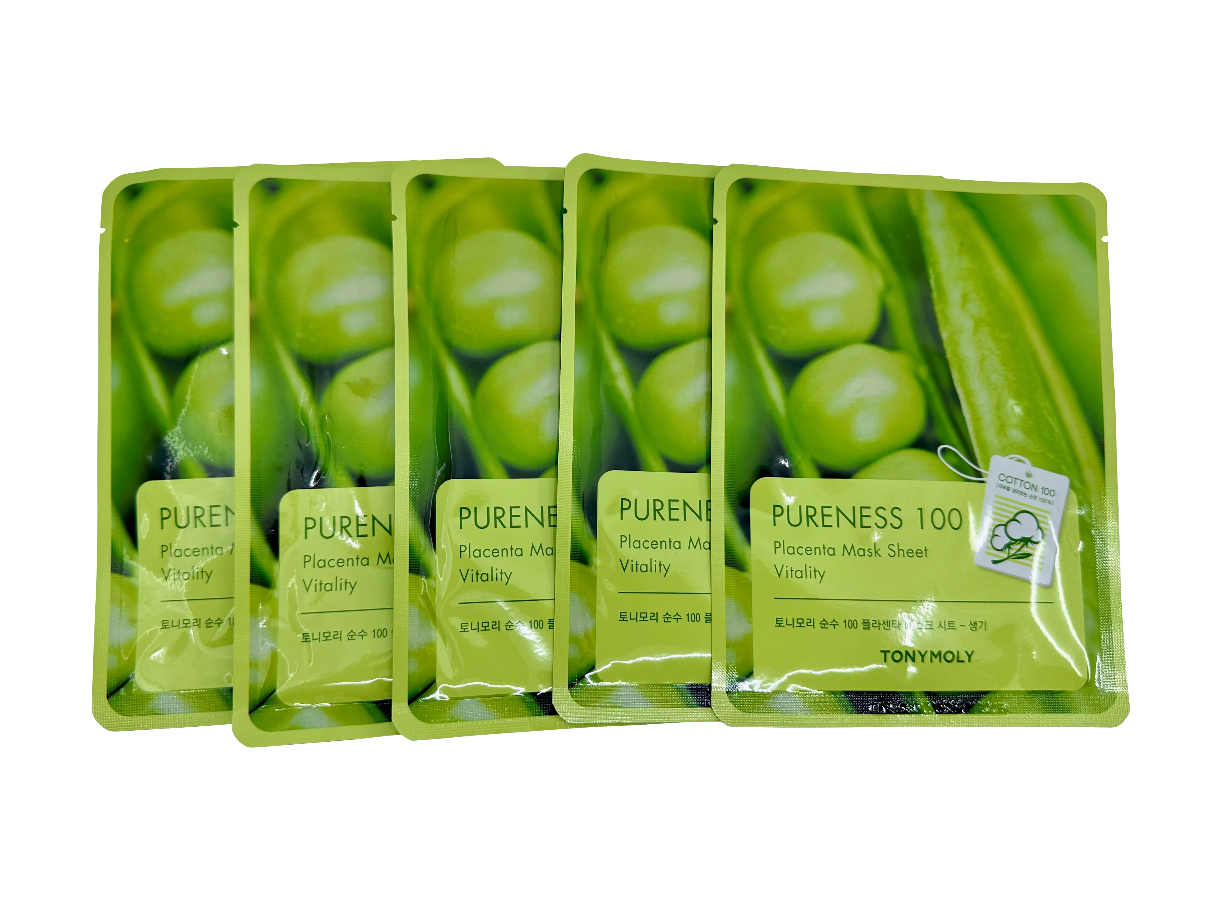 TonyMoly Pureness 100 Placenta Vitality Mask Sheet Set of 5