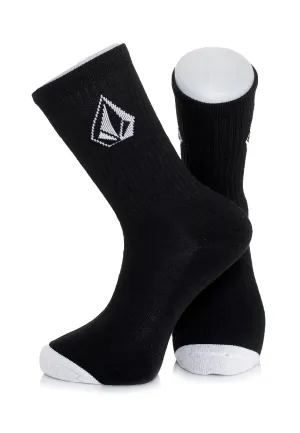 Volcom - Full Stone Pack Of 3 Black - Socks