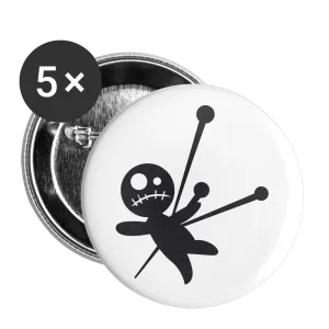 VOODOO Buttons small 1'' (5-pack)