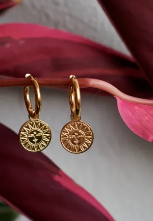 Wildcat - Little Sun Moon Gold - Earrings