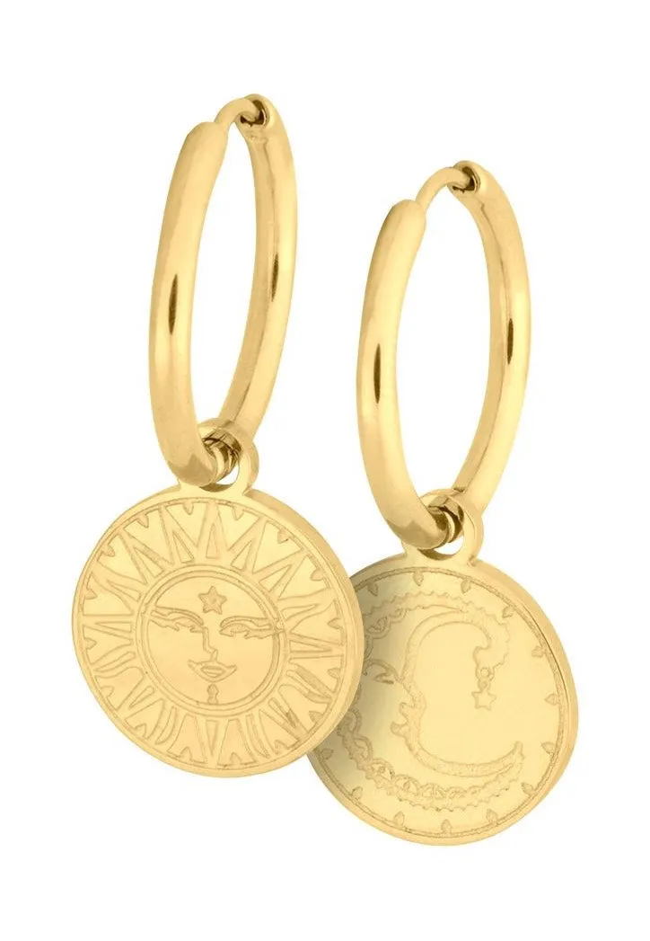 Wildcat - Little Sun Moon Gold - Earrings