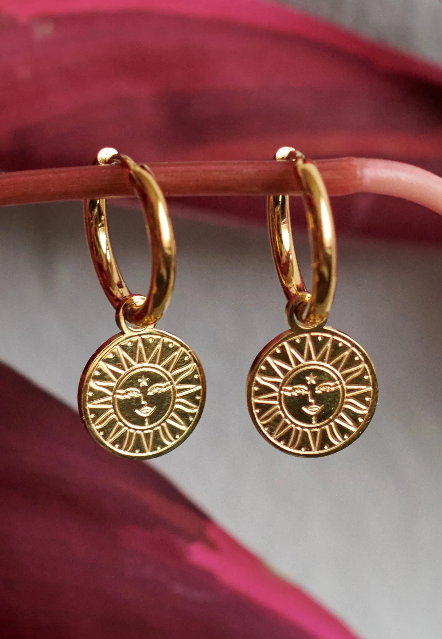 Wildcat - Little Sun Moon Gold - Earrings