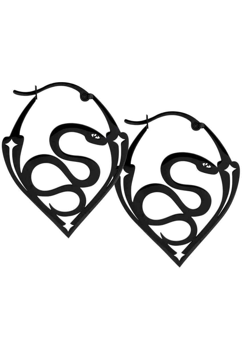 Wildcat - Snake Black - Earrings
