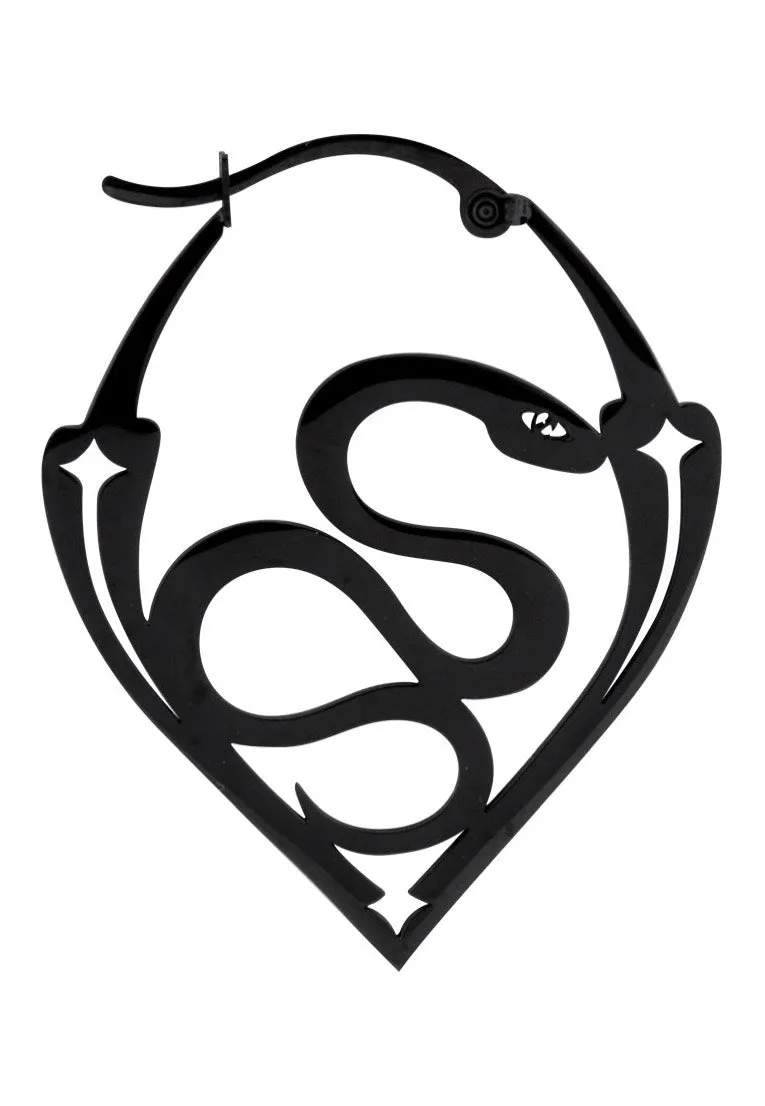 Wildcat - Snake Black - Earrings