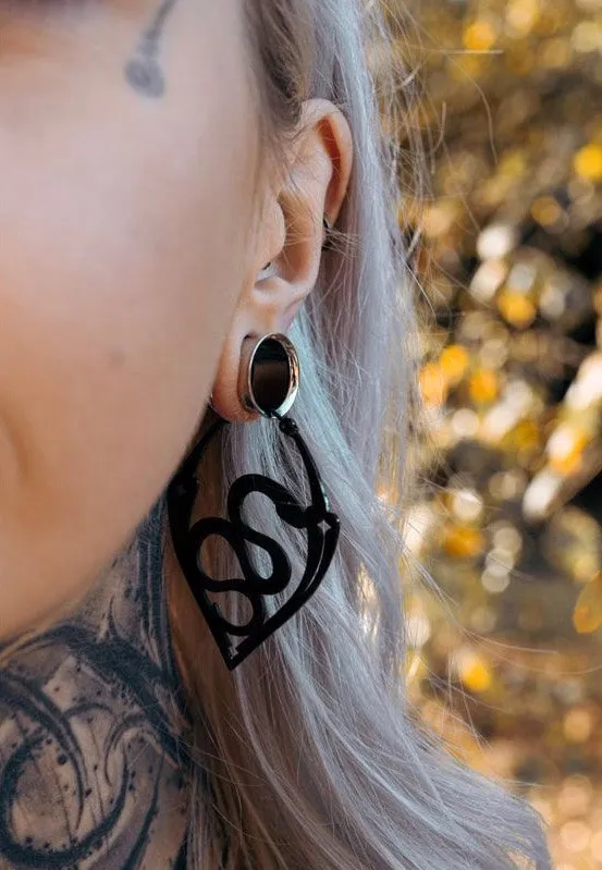 Wildcat - Snake Black - Earrings