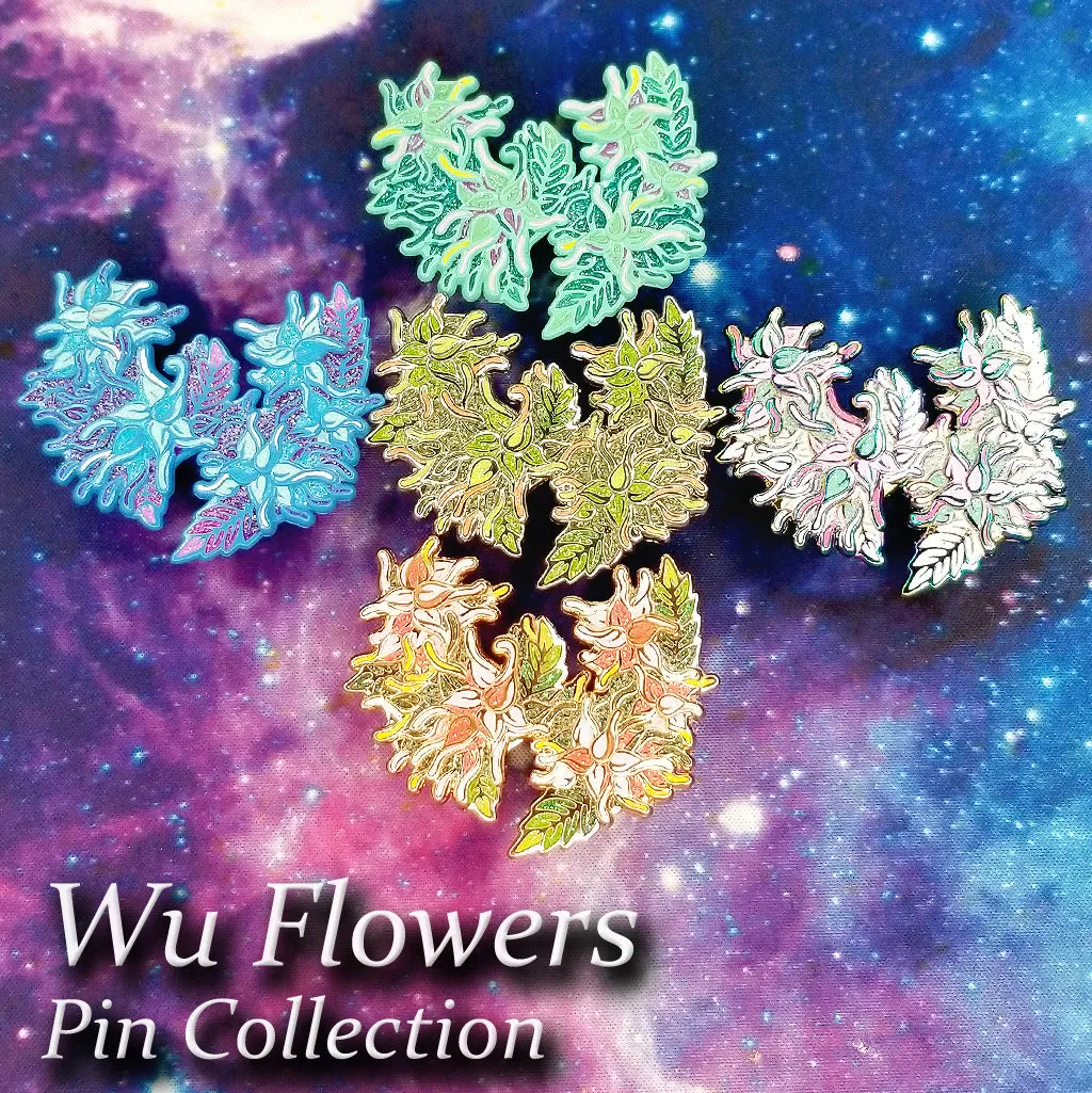 Wu Flowers Blind Bag Pin