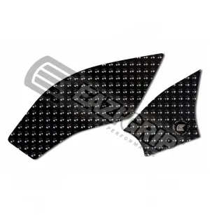 Yamaha 2020   R1 Eazi-Grip Evo Tank Grips Traction Pads - Black 2021 2022 2023