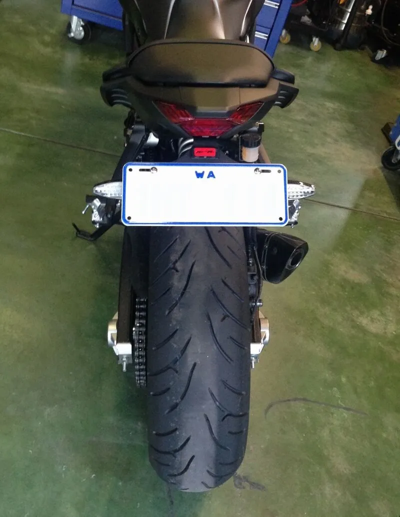 Yamaha MT07 FZ07 FJ07 Fender Eliminator Tail Tidy Plate Bracket  MT-07 FZ-07