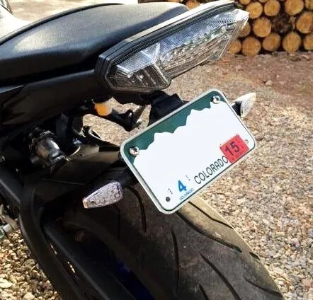 Yamaha  MT10  FZ10 LED Fender Eliminator Tail Tidy Plate Bracket MT-10 MT10SP